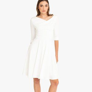 Black Halo Jackie O White Swing Dress 12